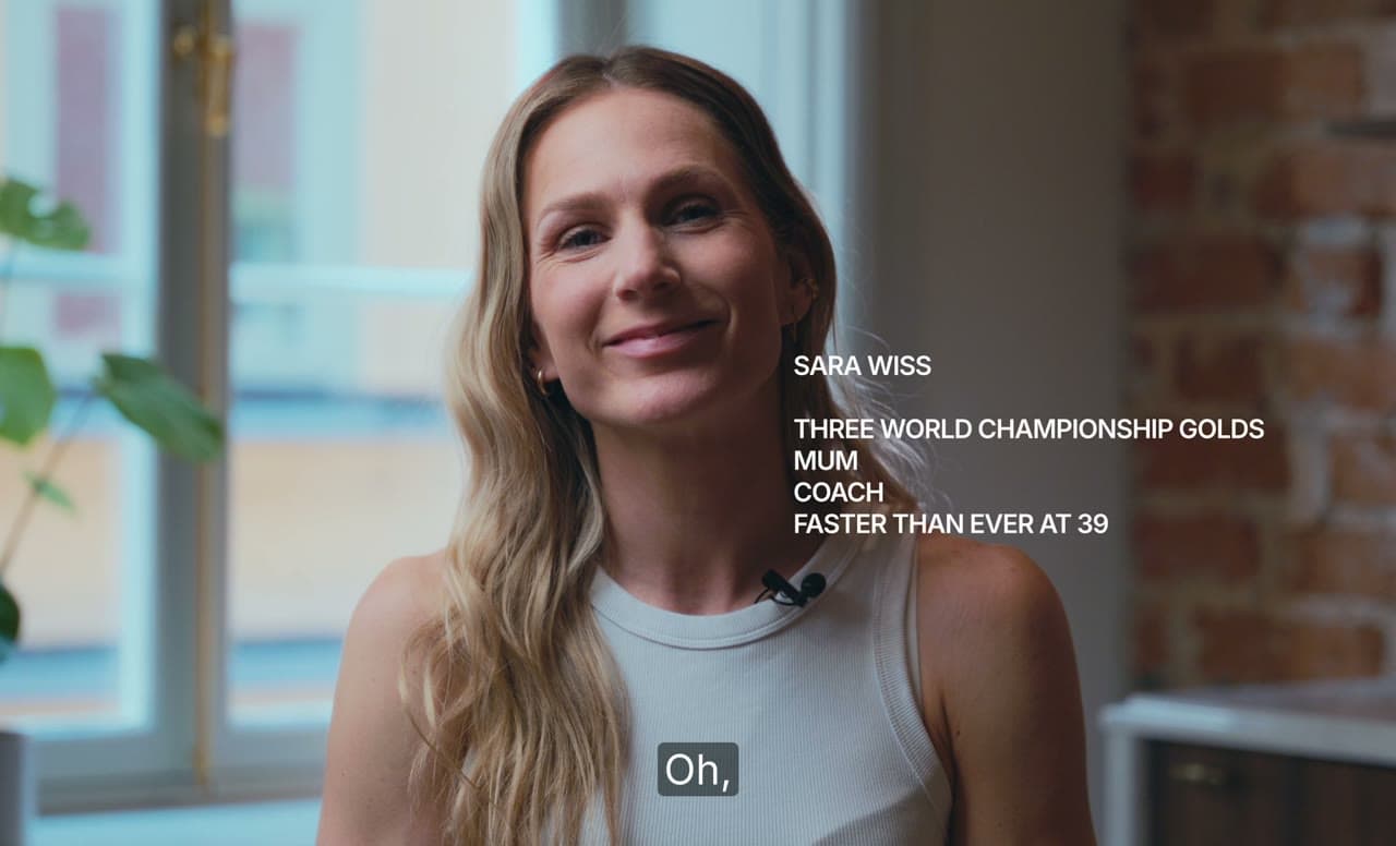 Sara Wiss smiling during her CoCoach interview